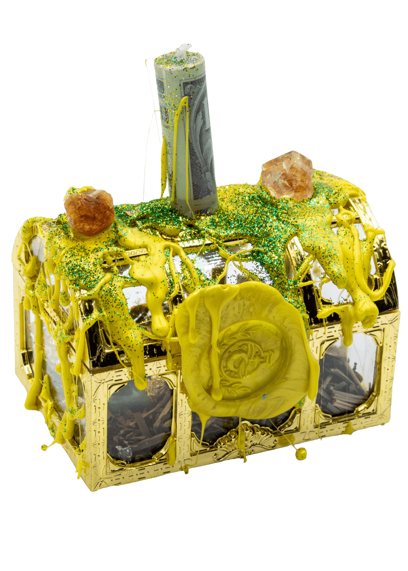 Money To Burn Spell Jar