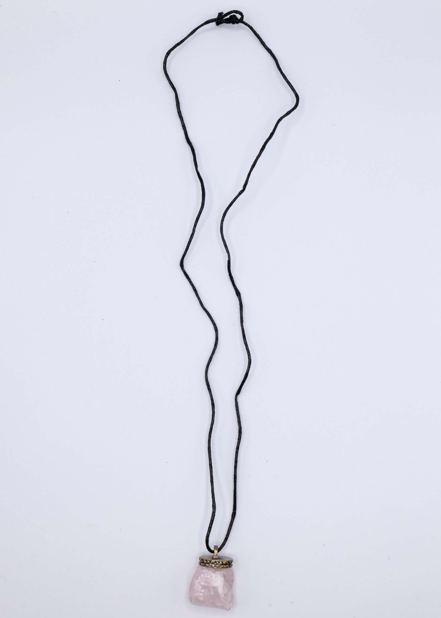 Rose Quartz Crystal Necklace