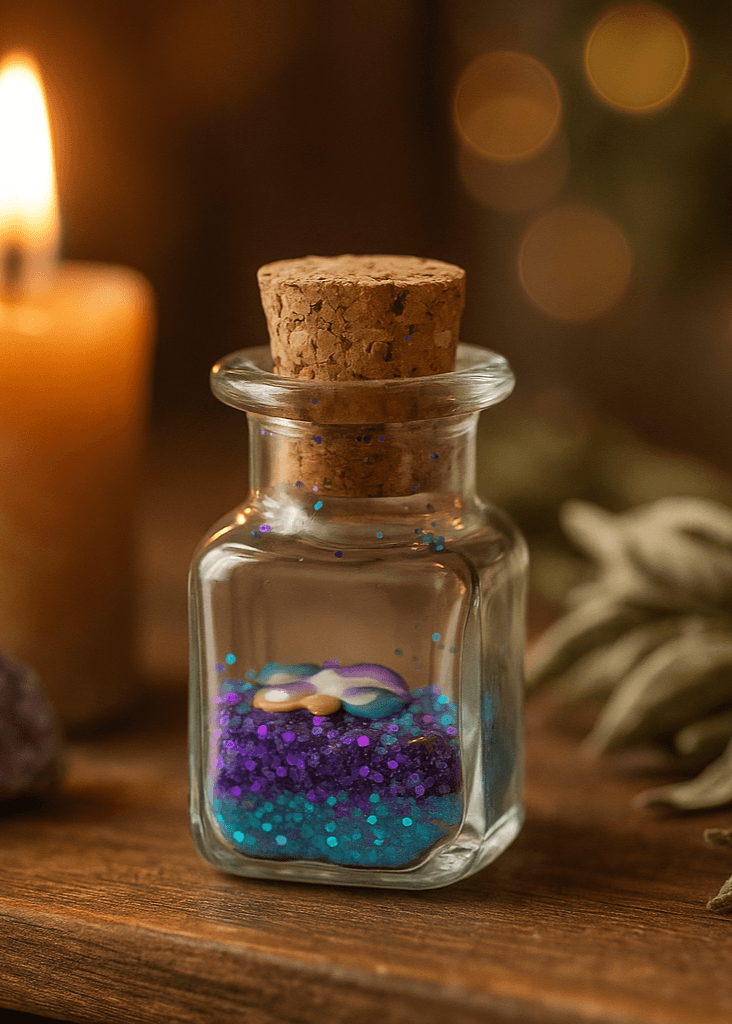 Mini Glitter Potion-Spell Jar