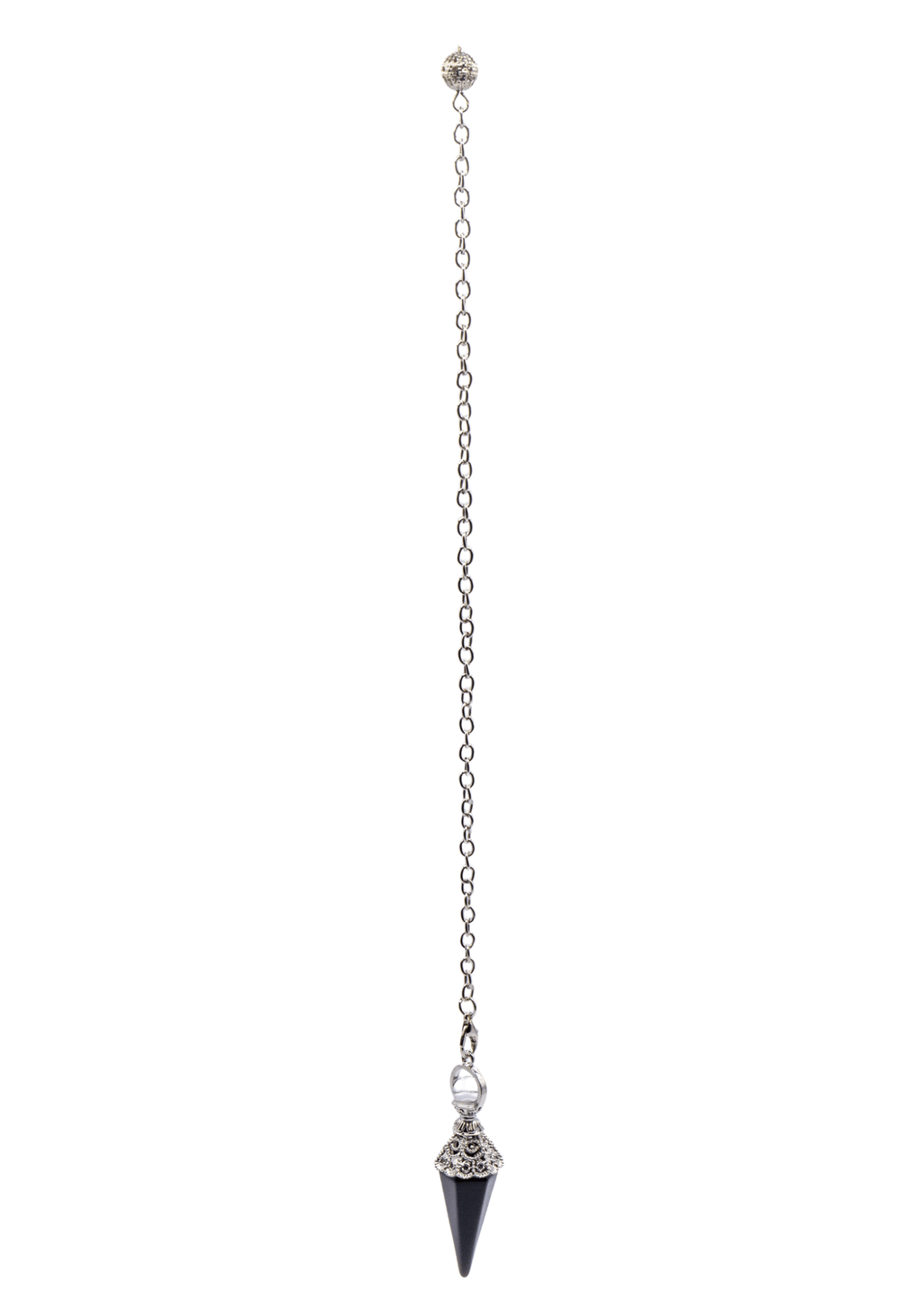 Ornate Onyx Crystal Pendulum